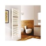 Claudia H 1195 L 600 Verniciato Bianco 29 Elementi Tubolare RAL 9010 Interasse 550