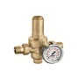 CALEFFI Riduttore di Pressione di Secondo Stadio PN 40 Con Manometro Attacco 1/2 Inox in Bagno di Glicerina