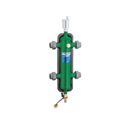 CALEFFI Separatore Idraulico Con Attacchi Filettati Bocchettone  1" 1/4 Con Coibentazione 548007