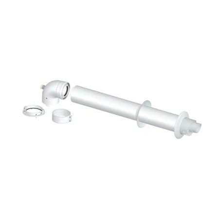 POLYMAX Kit Coassiale Scarico Fumi Orizzontale MOD.005 Adattabile Vaillant per Caldaie