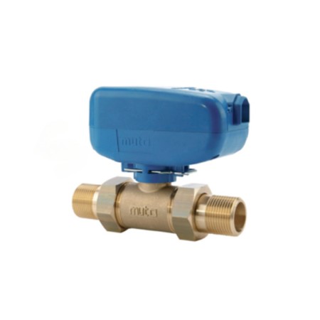 MUT Valvola a 2 Vie Con Bocchettoni mm 230V con Kit Micro