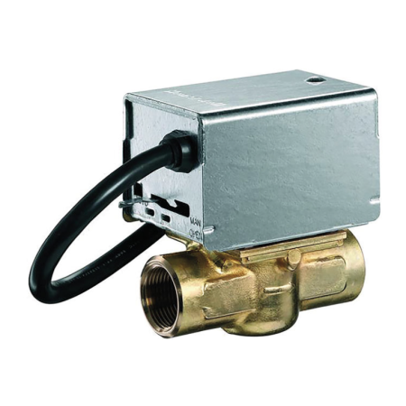HONEYWELL Valvola Zona A 3 Vie Motorizzata con Ritorno a Molla da 3/4"  in Ottone V4044F1000/U
