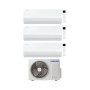 Samsung Climatizzatore Trial Split Cebu S2 7+7+12 con AJ080TXJ4KG/EU Inverter Wi-Fi Classe A++