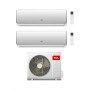 TCL Climatizzatore Condizionatore Inverter Dual Split Elite F2 serie SN F2S0 18+18 con MT3240 Wi-Fi R-32 Classe A++