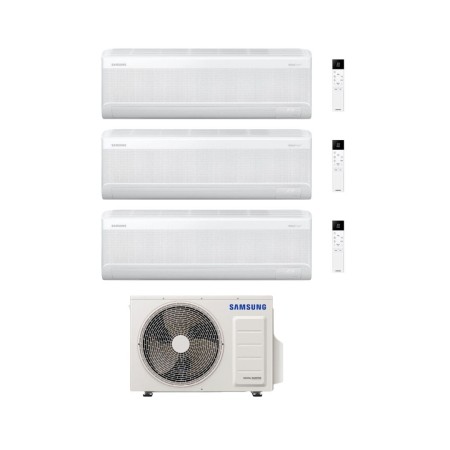 Samsung Climatizzatore Trial Split Windfree Elite S2 7+7+12 BTU con AJ068TXJ3KG/EU Inverter R-32 Wi-Fi Classe A++