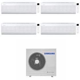 Samsung Climatizzatore Quadri Split Windfree Avant S2 7+12+18+18 BTU con AJ100TXJ5KG/EU Inverter R-32 Wi-Fi Classe A++