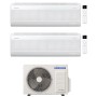 Samsung Climatizzatore Dual Split Windfree Avant S2 7+18 BTU con AJ050TXJ2KG/EU Inverter R-32 Wi-Fi Classe A+++