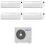 Samsung Climatizzatore Quadri Split Windfree Avant S2 9+9+12+12 BTU con AJ080TXJ4KG/EU Inverter R-32 Wi-Fi Classe A++