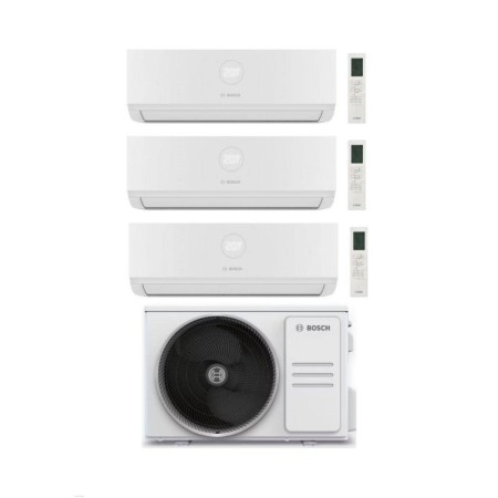 Bosch Climatizzatore Trial Split Climate 3200i 7+7+9 con 5000M 62/3 E Inverter R 32 Wi-Fi Optional Classe A++