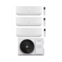 Bosch Climatizzatore Trial Split Climate 3200i 12+12+12 con 5000M 125/5 E Inverter R 32 Wi-Fi Optional Classe A++