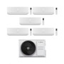 Bosch Climatizzatore Penta Split Climate 3200i 7+7+7+12+12 con 5000M 125/5 E Inverter R 32 Wi-Fi Optional Classe A++