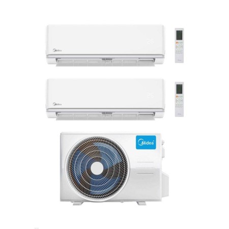 Midea Climatizzatore Dual Split serie Elegance 12+24 con M4O-36FN8-Q Inverter R 32 Wi-Fi optional Classe A++