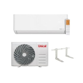 Unical Climatizzatore Monosplit Flowy 12000 BTU Inverter R-32 Wi-Fi Optional Classe A++ con Staffa