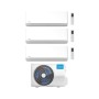 Midea Climatizzatore Trial Split serie Breezeless E 12+18+18 con M4O-36FN8-Q Inverter R 32 Wi-Fi Classe A++