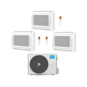 Midea Climatizzatore Console Trial Split MFA2U 9+9+9 con M3OG-21HFN8-Q Inverter R 32 Wi-Fi Optional Classe A++