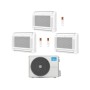 Midea Climatizzatore Console Trial Split MFA2U 12+18+18 con M4O-36FN8-Q Inverter R 32 Wi-Fi Optional Classe A++