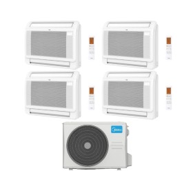 Midea Climatizzatore Console Quadri Split MFA2U 9+9+12+12 con M4O-36FN8-Q Inverter R 32 Wi-Fi Optional Classe A++