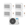 Midea Climatizzatore Console Quadri Split MFA2U 12+12+12+12 con M5OE-42HFN8-Q Inverter R 32 Wi-Fi Optional Classe A++