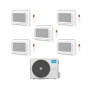 Midea Climatizzatore Console Penta Split MFA2U 9+9+9+9+12 con M5OE-42HFN8-Q Inverter R 32 Wi-Fi Optional Classe A++