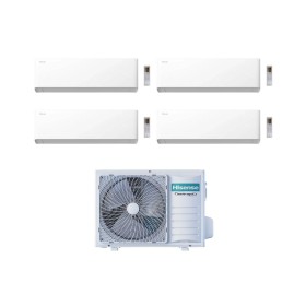 Hisense Climatizzatore UNI HB Quadri Split 9+12+12+12 con 5AMW105U4RQC Inverter Wi-Fi R-32 Classe A++