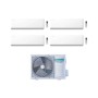 Hisense Climatizzatore UNI HB Quadri Split 9+12+12+12 con 5AMW105U4RQC Inverter Wi-Fi R-32 Classe A++