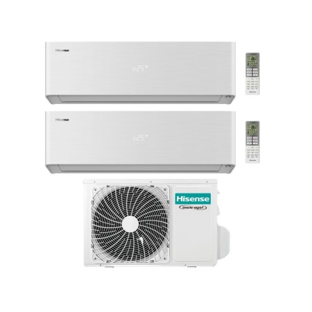 Hisense Climatizzatore Energy Pro X Dual Split 9+12 con 3AMW72U4RJC Inverter Wi-Fi R-32 Classe A++