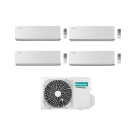 Hisense Climatizzatore Energy Pro X Quadri Split 12+12+12+18 con 5AMW105U4RQC Inverter Wi-Fi R-32 Classe A++
