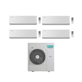 Hisense Climatizzatore Energy Pro X Quadri Split 9+9+9+9 con 5AMW125U4RTA Inverter Wi-Fi R-32 Classe A++