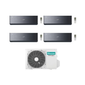 Hisense Climatizzatore Energy Pro X Black Quadri Split 12+12+12+12 con 5AMW105U4RQC Inverter Wi-Fi R-32 Classe A++
