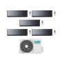 Hisense Climatizzatore Energy Pro X Black Penta Split 9+9+9+9+12 con 5AMW105U4RQC Inverter Wi-Fi R-32 Classe A++
