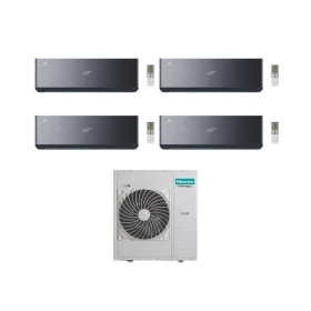 Hisense Climatizzatore Energy Pro X Black Quadri Split 9+12+12+18 con 5AMW125U4RTA Inverter Wi-Fi R-32 Classe A++
