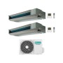 Hisense Climatizzatore Canalizzato Dual Split serie Slim ADT 9+12 con 2AMW52U4RXC Inverter R32 Wi-Fi Optional Classe A++