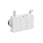 SFA Watersan 6 Trituratore Incasso Pompa di Scarico Bagno Completo per Wc Sospesi, Doccia, Lavabo e Bidet 4 Ingressi - WS6