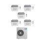 Hisense Climatizzatore a Cassetta 4 Vie Penta Split ACT 9+9+9+12+12 con 5AMW125U4RTA Inverter R32 Wi-Fi Optional Classe A++
