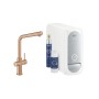Grohe Blue Home Rubinetto Multifunzione Bocca L WiFi Finitura Oro Rosa Spazzolato Acqua Filtrata Naturale Frizzante - 31454DL1