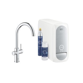 Grohe Blue Home Rubinetto Multifunzione Bocca C WiFi StarLight Cromo Acqua Filtrata Naturale Frizzante - 31455001