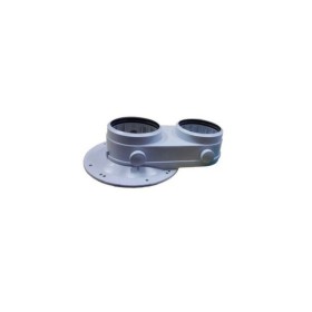 Vaillant Adattatore Kit Scarico Fumi Sdoppiato 80/80 mm a Baionetta 0020147470