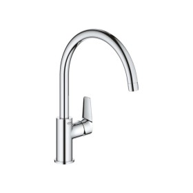 Grohe Bauedge Miscelatore Rubinetto Bocca Alta C Girevole 360° Monocomando StarLight Cromo in Metallo per Lavello - 31367001