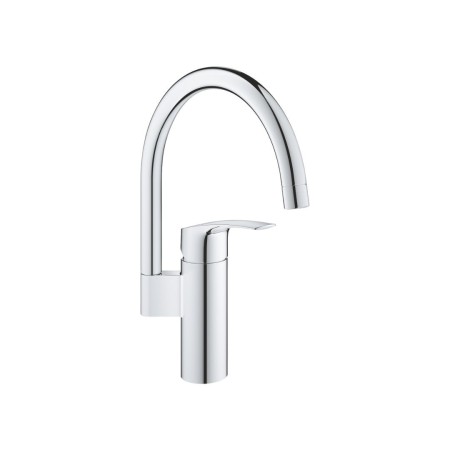 Grohe Eurosmart Miscelatore Rubinetto Monocomando Bocca Alta C StarLight Cromo in Metallo per Lavello - 33202003