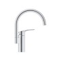 Grohe Eurosmart Miscelatore Rubinetto Monocomando Bocca Alta C StarLight Cromo in Metallo per Lavello - 33202003