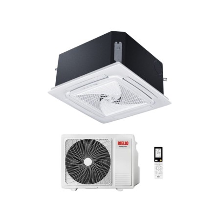 Riello Climatizzatore Monosplit CASSETTA AARIA PRO P-AMK P 90X90 36000 btu AMK 100 P Inverter R32 Classe A++