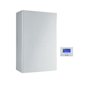 Ariston Caldaia a Condensazione per Esterno Cares Premium Ext 30 kW EU Metano/Gpl Completa Di Kit Scarico Fumi