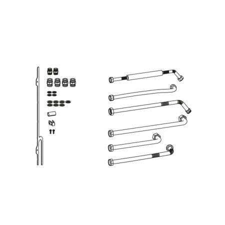 Immergas Kit allacciamento verticale trio pack