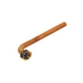 Ferroli Raccordo Rame Curvo Per Caldaie 14x180 DADO 1/2