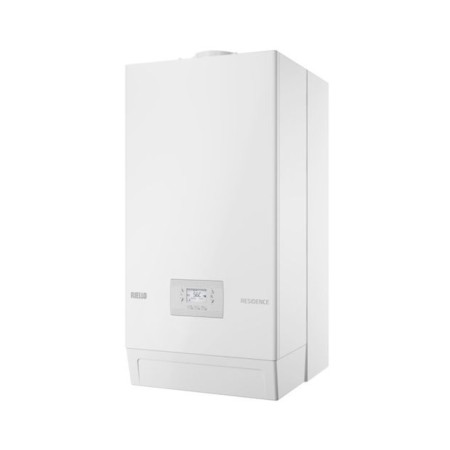 Riello Caldaia a Condensazione Residence Aqua 25 Bis 25 kW Metano Completa Di Kit Fumi