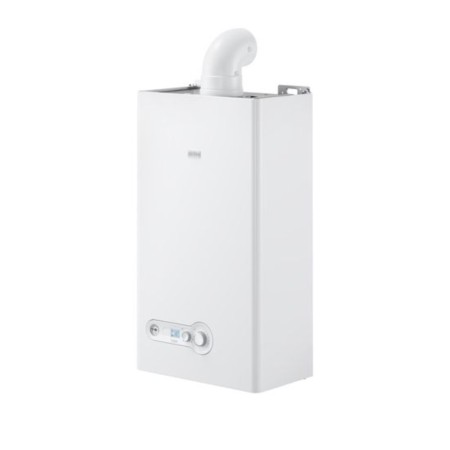 Riello Caldaia a Camera Aperta Low Nox Start LN 24 KI LN 26 kW Metano Completa Di Kit Fumi