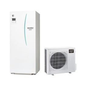 Mitsubishi Pompa di Calore Splittata Sistema Hydrotank Accumulo Da LT170 6 kW Aria-Acqua R-32 Wifi Optional Classe A+++