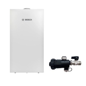 Junkers Bosch Caldaia a Condensazione Condens Balcony GC2300 24C 24 kW Metano/Gpl Con Defangatore In Omaggio