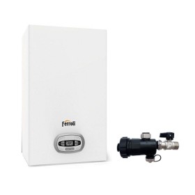 Ferroli Caldaia a Condensazione Bluehelix Tech RRT 34 kW C Metano/Gpl con Kit Scarico Fumi Con Defangatore In Omaggio