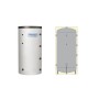 Cordivari Volano Termico BS per Pompa di Calore 500 L– PVC Grigio, 6 Connessioni Interne